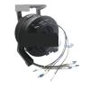 Extension Cord Storage Reel, 4C SM 50M Single Mode Portable Field Deployable Tactical 4FiberS Optic TPU Cable Reels Winding Drum PCD235 With LC Connector(Blue) view 3