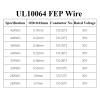 Communication Equipment 10/100M UL10064 FEP Wire 40/36/34/32/30/28/26AWG Ultra Fine Micro Litz Wires Solder High Conductivity Copper Cable Wire and Cable(Blue,10 Meters_30AWG) view 3