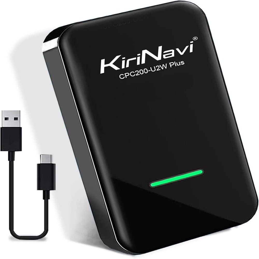 KiriNavi Wireless CarPlay Adapter, for Apple CarPlay 2022 CarPlay Dongle for i Phone with Factory Wired CarPlay Cars, from 2018 to 2022, Support Online Update