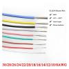 Communication Equipment 2M/5M UL3239 Silicone Wire Tinned Copper 32 30 28 26 24 22 20 18 16 14 12 10 8 AWG 3KV DIY LED Electronic Cable Wire and Cable(Black,5 Meters_14AWG) view 3