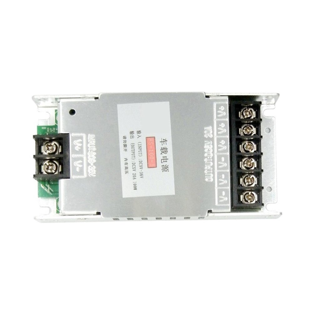 12V 24V DC to DC 5V 20A 100W Bus/Car Vehicle Led Display Power Inverter