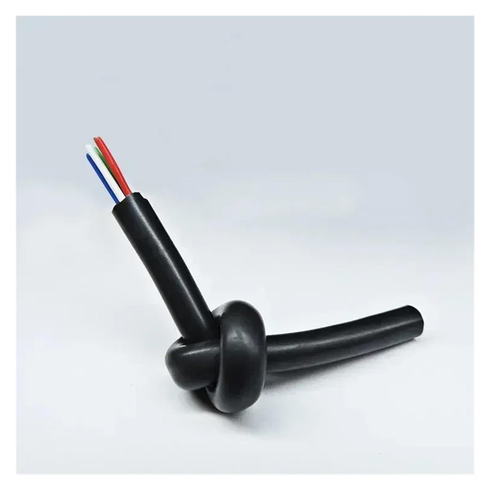 Communication Equipment 1/5/10m Silicone Wire Cable T12 Soldering Iron Station 2-10 Cores Tinned Copper PTFE Insulation High Temperature Line Wire and Cable(2 Cores,1 Meter)