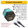 4K 48MP Digital Microscope Full Sets1080P Type-C/USB/HDMI/VGA 150X Zoom C-Mount Lens Folding Stand(SETC Full Sets) view 3
