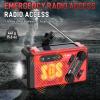 PRUNUS J-361 Emergency Weather Radio, 9250mWh Power Bank,AA Batteries/Hand Crank/Solar/USB Charging, NOAA/AM/FM, LED Flashlight,SOS Alarm & Flashlight, 1 Pack view 3