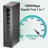 BLIYEE Gigabit Ethernet Switch 7 Port, 1000Mbps High Speed Network Hub, Multi Device LAN Expansion, Plug & Play, Stable No Lag Connection, RJ45 Compatible Cat5/5e/6/7/8 view 2