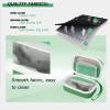 Tourmate Hard Case Compatible for Moonlite Mini Projector and Story Reels, Storybook Projector Protective Storage Shell, CASE ONLY (Green&White) view 2