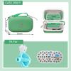 Tourmate Hard Case Compatible for Moonlite Mini Projector and Story Reels, Storybook Projector Protective Storage Shell, CASE ONLY (Green&White) view 3
