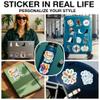 3Pcs When You Go Through Waters Isaiah 43:2 Christian Vinyl Stickers Bible Verse Decals for Women Bible Journaling Faith Gifts Water Bottle Laptop Phone Case Tumbler Skateboard Laptop Case Stickers view 4