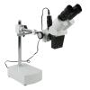 Lab Microscope Slides Widefield Binocular Stereo Microscope 5X/10X/15X/20X with Boom Arm Stand Spot Light Microscope Parts(10X) view 4