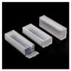 LJSM Lab Microscope Slides 10 Pcs Plastic Rectangle Microscope Glass Holder Slide Box for 5 Slides Microscope Parts view 1