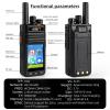 KSUN 4G Network Radio with Bluetooth WiFi Walkie Talkie Long Range 2.4-Inch Touch Screen LTE/POC Two Way Radio Push-to-Talk for Zello Android 9.0 Smart Mobile Radio, Type-C Charging, ZL65 view 4