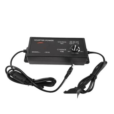3-12V 8A 24V 4A 36V 2.5A 90W Adjustable Power Adapter with Display(3-24V4A 90W,EU Plug)
