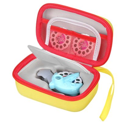 Tourmate Hard Case Compatible for Moonlite Mini Projector and Story Reels, Storybook Projector Protective Storage Shell, CASE ONLY (Yellow&Red)