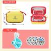 Tourmate Hard Case Compatible for Moonlite Mini Projector and Story Reels, Storybook Projector Protective Storage Shell, CASE ONLY (Yellow&Red) view 3