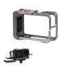 SZZCNOX Action 4/Action 3/Action 5 Pro Camera Cage, Metal Protective Frame Cage with 1/4" Thread Hole & Cold Shoe Interface for DJI OSMO Action 3/4/5 Pro Sports Camera Accessories view 1