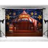 10x8ft Carnival Backdrop Banner Circus Decorations Kids Backdrop for Carnival Theme Birthday Party Night Circus Banner for Photography Background Photo Booth Props view 2