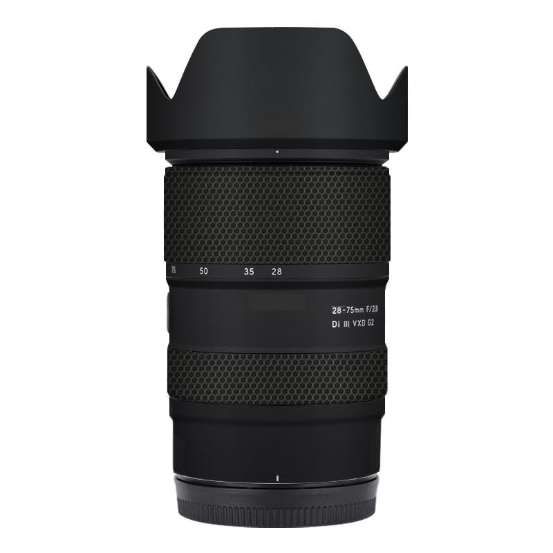 Camera Lens Skin Anti-Scratch Sticker for Tamron 28-75mm F2.8 G2 fit for Nikon Mount Coat Vinyl Protective Film Decals 28-75 F 2.8 G 2(Matte Black)