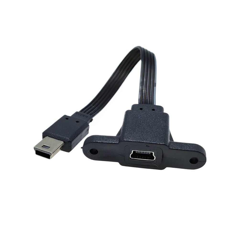 Car Mounted Driving Recorder min iuSB Extension Cable Data Cable Elbow T-Shaped Port USB Male to Female(30CM,V3RI-V3F)