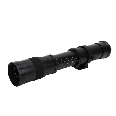XUMIUZIY 420-800mm Telephoto Zoom Lens, F8.3-16 Manual Focus Telephoto Lens for RF Mount Mirrorless Cameras (Black)