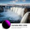 72MM Variable ND Filters ND2-2000 (1-11 Stops) ND Camera Lens Filter-32 Multi-Coated Adjustable Neutral Density Filter for DSLR Mirrorless Cameras with Cleaning Cloths view 2
