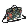 Aglebo Strawberry Flower Prints Laptop Bag for Women Men 13-15 Inch Computer Briefcase Bag Lightweight Notebook Shoulder Messenger Bag view 1