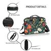Aglebo Strawberry Flower Prints Laptop Bag for Women Men 13-15 Inch Computer Briefcase Bag Lightweight Notebook Shoulder Messenger Bag view 4