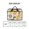 Aglebo Cartoon Giraffe Lion Tiger Laptop Bag for Women Men 13-15 Inch Computer Briefcase Bag Lightweight Notebook Shoulder Messenger Bag view 2