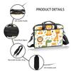 Aglebo Cartoon Giraffe Lion Tiger Laptop Bag for Women Men 13-15 Inch Computer Briefcase Bag Lightweight Notebook Shoulder Messenger Bag view 4