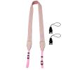 1.2" Wide Camera Strap (35"-51") - Pink & Purple Cute Retro Style, Quick Release Crossbody Neck Strap for Travel, Daily Photography - Perfect for Women Photographers & Vintage Lovers view 2