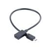 Treayes Dropshipping USB TPE-c Female to m;ic/ro USB Male OTG Connector Cable Adapter 25CM(LE) view 2