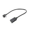 Treayes Dropshipping USB TPE-c Female to m;ic/ro USB Male OTG Connector Cable Adapter 25CM(LE) view 4