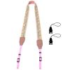 1.2" Wide Camera Strap (35"-51") - Pink & Purple Cute Retro Style, Quick Release Crossbody Neck Strap for Travel, Daily Photography - Perfect for Women Photographers & Vintage Lovers view 2