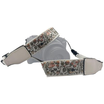 1.2" Wide Camera Strap (35"-51") - Pink & Purple Cute Retro Style, Quick Release Crossbody Neck Strap for Travel, Daily Photography - Perfect for Women Photographers & Vintage Lovers