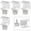 LNNDML 4Pcs/8Pcs 3D Priner Aluminum Adjustable Bed Clip Ender 3 Heatbed Clamp for 3D Printer Build Platform Glass Retainer Printer Accessories(Silver 4pcs) view 1