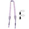 1.2" Wide Camera Strap (35"-51") - Pink & Purple Cute Retro Style, Quick Release Crossbody Neck Strap for Travel, Daily Photography - Perfect for Women Photographers & Vintage Lovers view 2