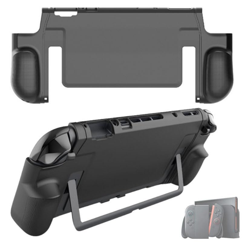 XYYORITRIX Case for Switch2Integrated Grip Protective Cover TPU Material Ergonomic Design Improves Grip Comfortable to Hold Easy to Attach Fits Perfectly