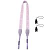 1.2" Wide Camera Strap (35"-51") - Pink & Purple Cute Retro Style, Quick Release Crossbody Neck Strap for Travel, Daily Photography - Perfect for Women Photographers & Vintage Lovers view 2