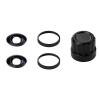 Replacement Lens Kit for Insta360 X5 - HD Optical Glass Lens with Aluminum Tool & Multi-Color Rings, Easy DIY Swap for Uninterrupted Shooting (Black Ring Double Set) view 1