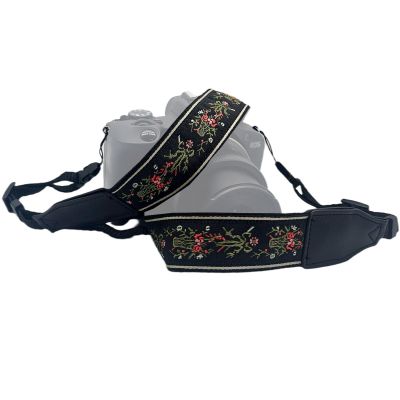 1.2" Wide Camera Strap (35"-51") - Pink & Purple Cute Retro Style, Quick Release Crossbody Neck Strap for Travel, Daily Photography - Perfect for Women Photographers & Vintage Lovers