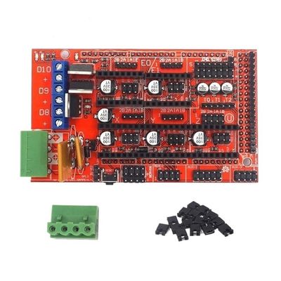 LNNDML 1pcs RAMPS1.4 Panel Part Motherboard 3D Printers Parts Shield Red Black Controls Printer Accessories(RAMPS 1.4)