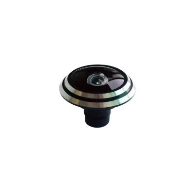 Metal 1.78mm Lens Wide Angle fisheye Lens 185 Degrees of Entrance Guard Lens for CCTV Camera(Large Silver Edge)