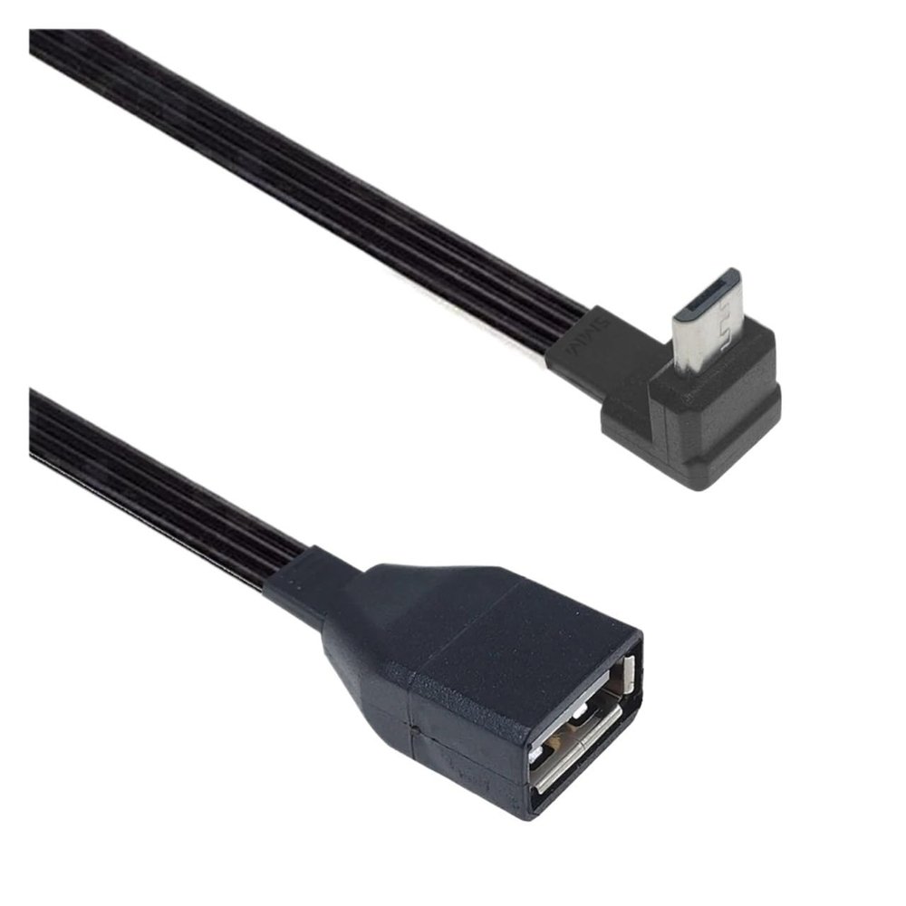 Treayes 2.0 to m;ic/ro an/DRO/id All External Flash Drive, Card Reader Data Cable Connector, OTG Adapter(20CM,OTGV8UP-AF)