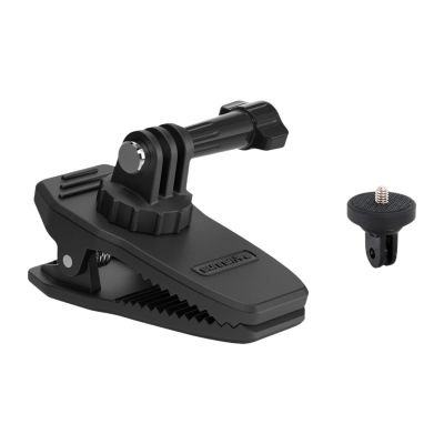 AsrMyjcx Action Camera Clip 1/4 Adapter 360 Universal Rotation Sun Visor Mount Backpack Clip Mount for Camping Vlogging Sports Biking