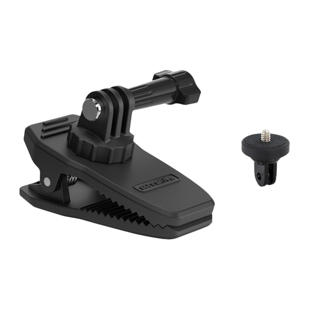AsrMyjcx Action Camera Clip 1/4 Adapter 360 Universal Rotation Sun Visor Mount Backpack Clip Mount for Camping Vlogging Sports Biking