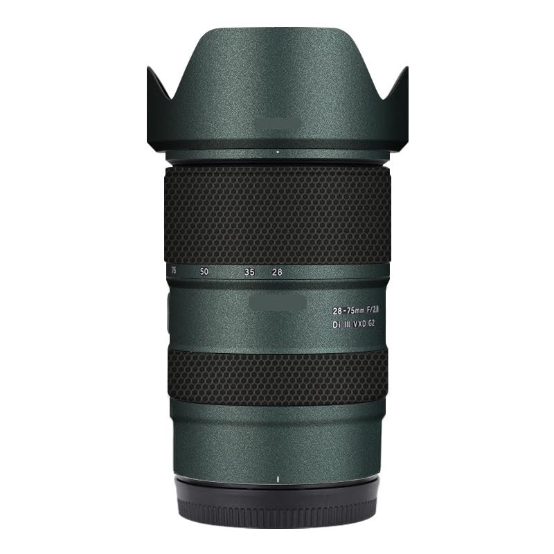Camera Lens Skin Anti-Scratch Sticker for Tamron 28-75mm F2.8 G2 fit for Nikon Mount Coat Vinyl Protective Film Decals 28-75 F 2.8 G 2(Turquoise Green)