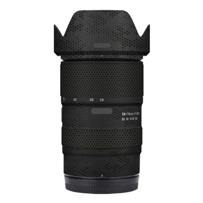 Camera Lens Skin Anti-Scratch Sticker for Tamron 28-75mm F2.8 G2 fit for Nikon Mount Coat Vinyl Protective Film Decals 28-75 F 2.8 G 2(Mamba Black)