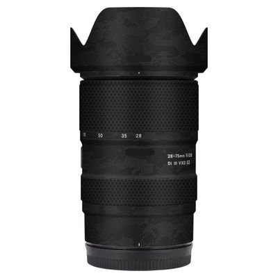 Camera Lens Skin Anti-Scratch Sticker for Tamron 28-75mm F2.8 G2 fit for Nikon Mount Coat Vinyl Protective Film Decals 28-75 F 2.8 G 2(Knight Black)