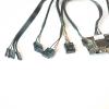 QQEURZSF Computer ITX Motherboard Extension Front Panel Cable 9P to USB 2.0 HD Audio 3.5mm Mic Socket Power HDD Switch Cord view 2