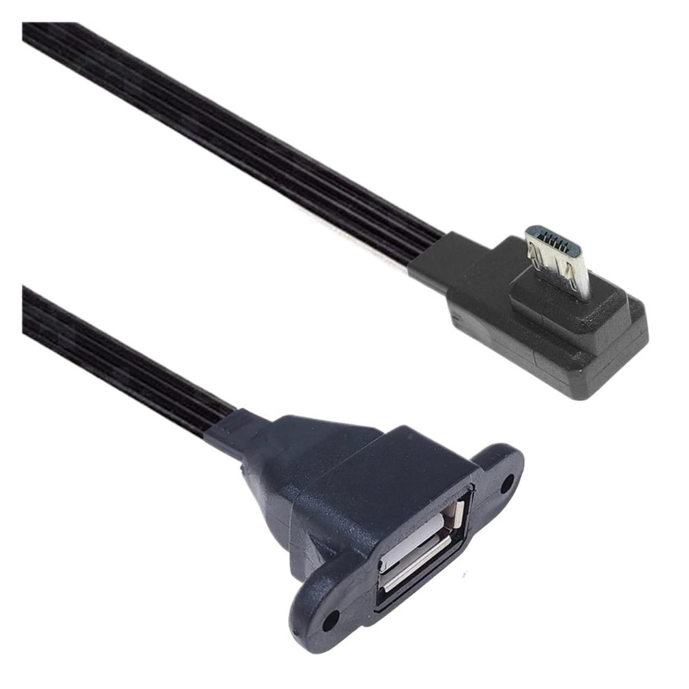 Treayes 2.0 to m;ic/ro an/DRO/id All External Flash Drive, Card Reader Data Cable Connector, OTG Adapter(20CM,OTGV8LE-AFH)