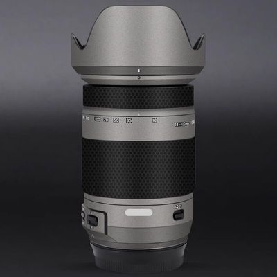 Camera Lens Sticker for Tamron 18-400mm F3.5-6.3 Di II VC HLD fit for Canon EF-Mount Macro Coat Wraps Film Protector Vinyl Decal Skin 18 400(Titanium)